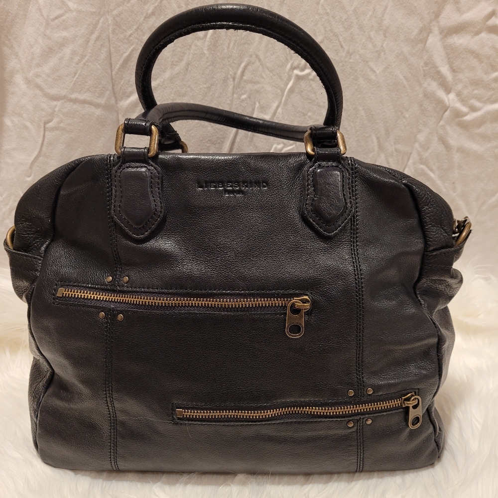Liebeskind black leather handbag